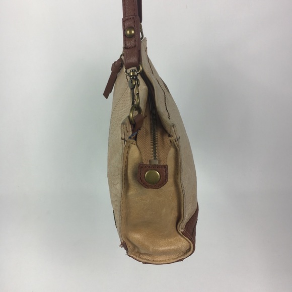 The Sak Leather Crossbody Rectangle Brown purse - Picture 3 of 8